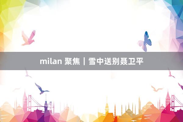 milan 聚焦｜雪中送别聂卫平